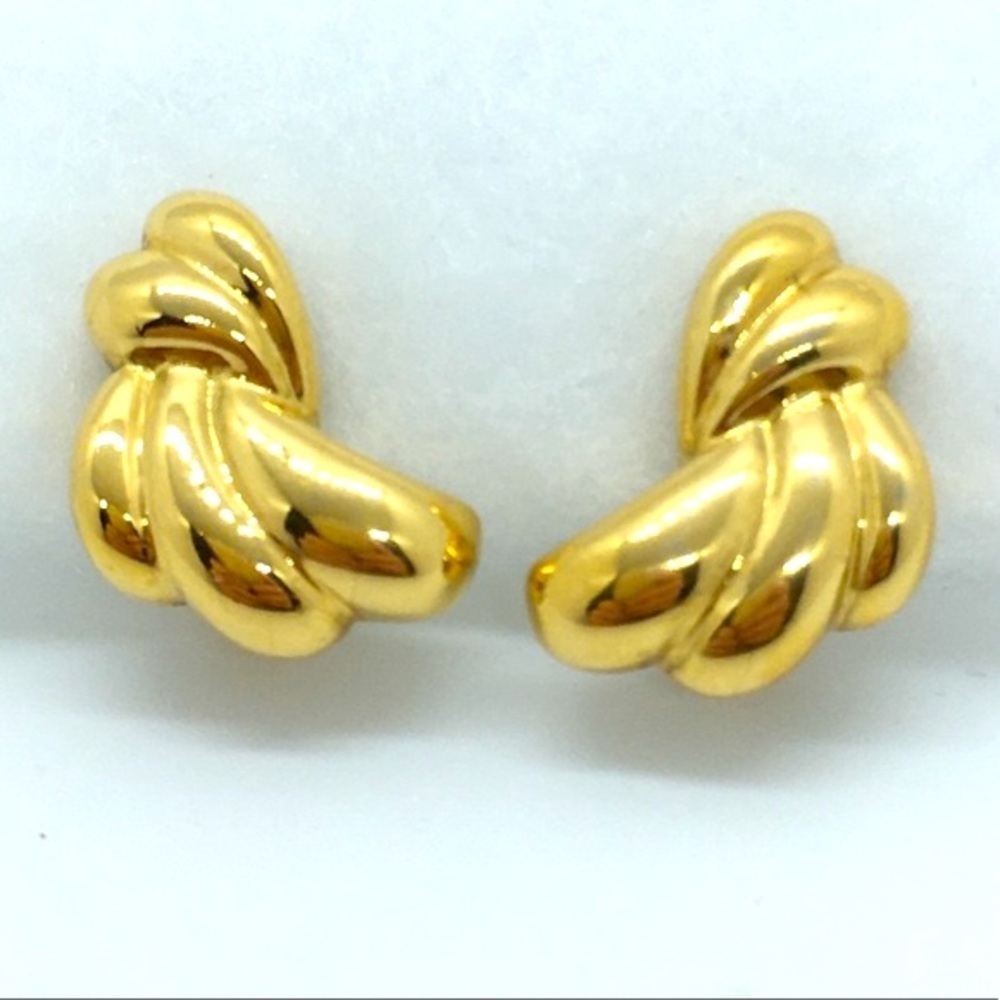 TRIFARI Gold Clip On Earrings